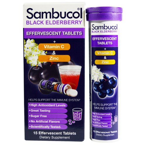 Sambucol, Black Elderberry, Effervescent Tablets, 15 Effervescent Tablets Review