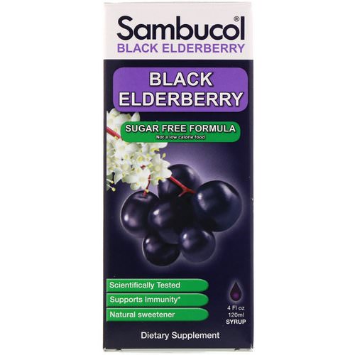 Sambucol, Black Elderberry Syrup, Sugar Free Formula, 4 fl oz (120 ml) Review