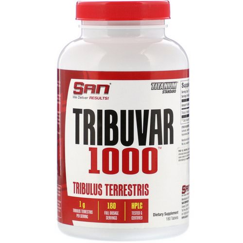 SAN Nutrition, Tribuvar 1000, 180 Tablets Review