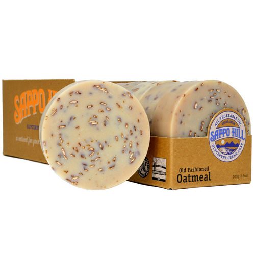 Sappo Hill, Glyceryne Cream Soap, Old Fashion Oatmeal, 12 Bars, 3.5 oz (100 g) Each Review