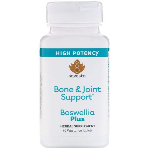Savesta, Bone & Joint Support, Boswellia Plus, 60 Vegetarian Tablets Review