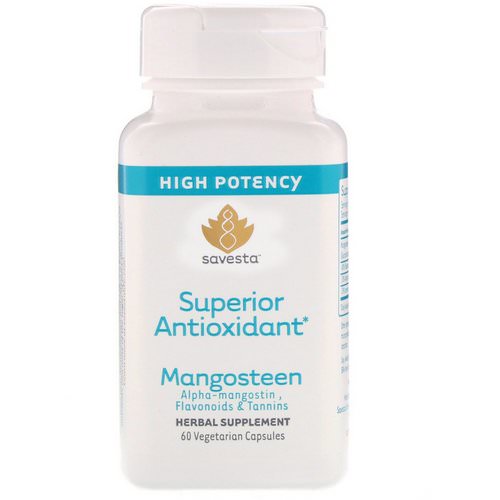 Savesta, Super Antioxidant Mangosteen, 60 Vegetarian Capsules Review