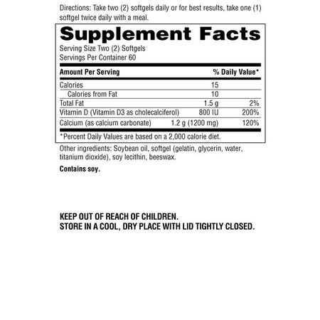 Calcium Plus Vitamin D, Calcium, Minerals, Supplements