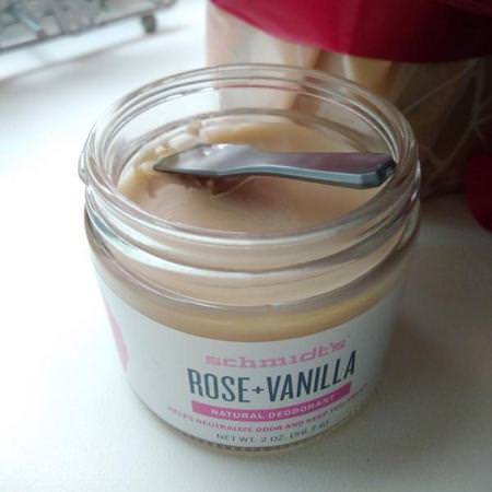 Natural Deodorant, Rose + Vanilla