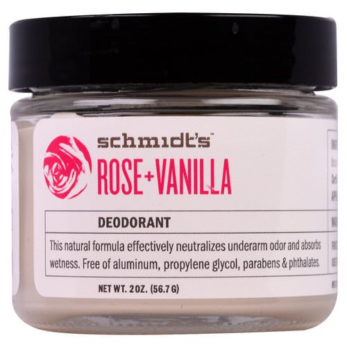 Schmidt's Naturals, Natural Deodorant, Rose + Vanilla, 2 oz (56.7 g) Review