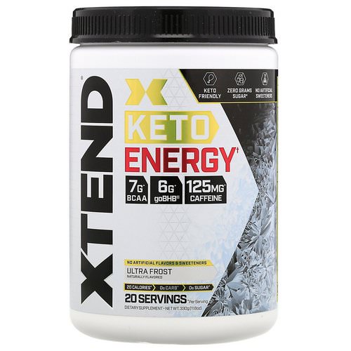 Scivation, Xtend, Keto Energy, Ultra Frost, 11.6 oz (330 g) Review
