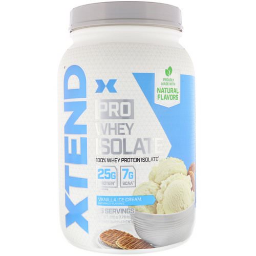 Scivation, Xtend Pro, Whey Isolate, Vanilla Ice Cream, 1.78 lb (810 g) Review