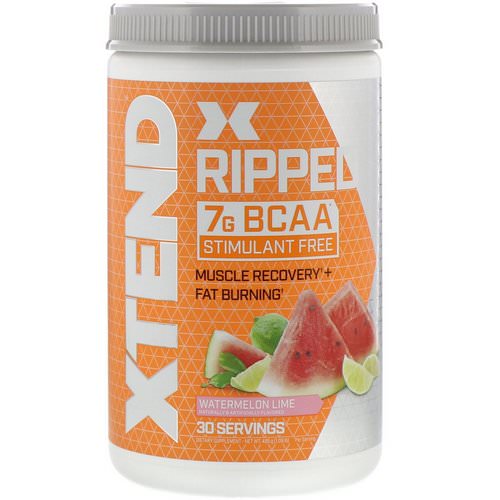 Scivation, Xtend Ripped 7G BCAA, Watermelon Lime, 1.09 lb (495 g) Review