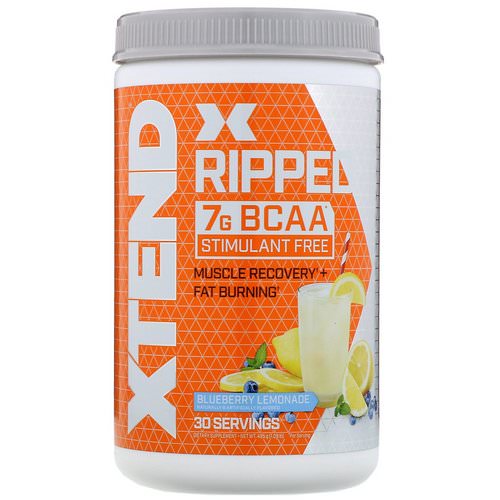Scivation, Xtend Ripped BCAAs, Blueberry Lemonade, 1.09 lbs (495 g) Review