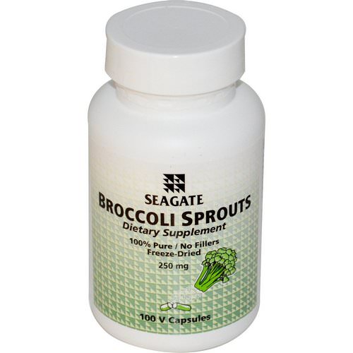 Seagate, Broccoli Sprouts, 250 mg, 100 Veggie Caps Review