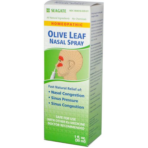 Seagate, Olive Leaf Nasal Spray, 1 fl oz (30 ml) Review
