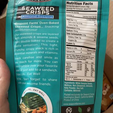 Grocery Snacks Seaweed Snacks Non Gmo Project Verified Seapoint Farms