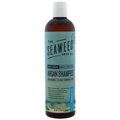 The Seaweed Bath Co, Natural Moisturizing Argan Shampoo, Unscented, 12 fl oz (360 ml) Review