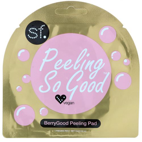 SFGlow, Peeling So Good, BerryGood Peeling Pad, 1 Pad, 7 ml (0.24 oz) Review