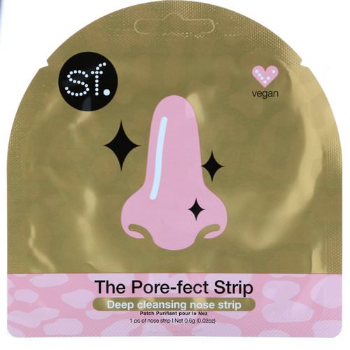 SFGlow, The Pore-fect Strip, Deep Cleansing Nose Strip, 1 Nose Strip, 0.6 g (0.02 oz) Review