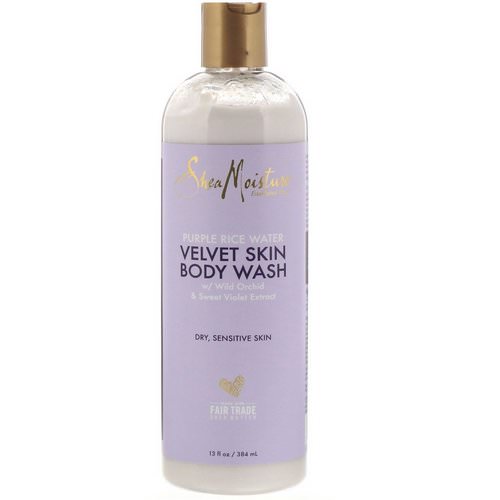 SheaMoisture, Purple Rice Water, Velvet Skin Body Wash, 13 fl oz (384 ml) Review