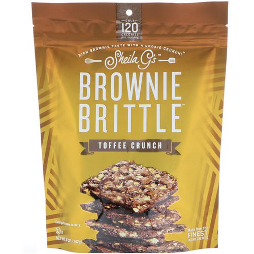 Sheila G's, Brownie Brittle, Toffee Crunch, 5 oz (142 g) Review
