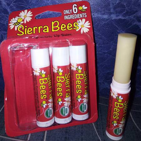 Organic Lip Balms, Pomegranate