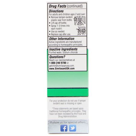 Similasan, Homeopathy Formulas, Nasal Spray
