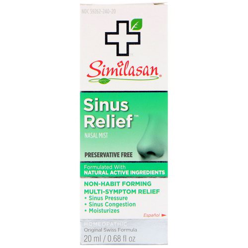Similasan, Sinus Relief Nasal Mist, 0.68 fl oz (20 ml) Review