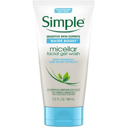 Simple Skincare, Micellar Facial Gel Wash, 5 fl oz (148 ml) Review