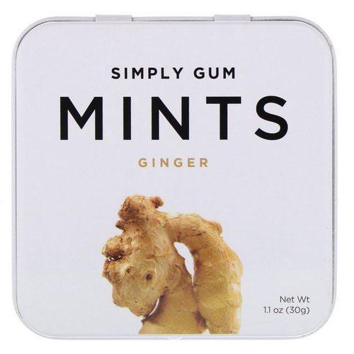 Simply Gum, Mints, Ginger, 1.1 oz (30 g) Review