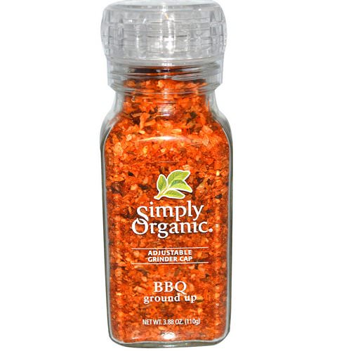 Simply Organic, Adjustable Grinder Cap, BBQ Ground Up, 3.88 oz (110 g) Review
