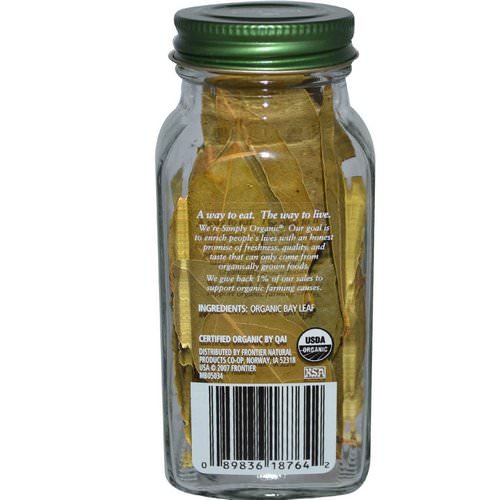 Simply Organic, Bay Leaf, 0.14 oz (4 g) Review