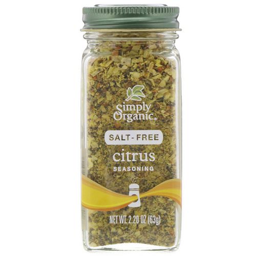Simply Organic, Citrus Seasoning, Salt-Free, 2.20 oz (63 g) Review