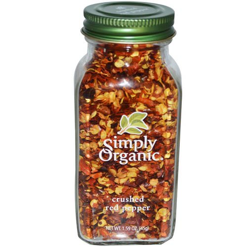 Simply Organic, Crushed Red Pepper, 1.59 oz (45 g) Review