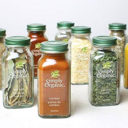 Simply Organic, Spice Blends, Garlic Spices