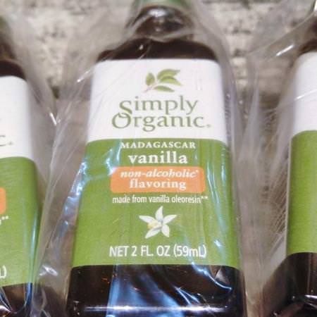 Simply Organic, Flavorings, Extracts, Vanilla