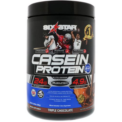 Six Star, Pro Nutrition, Casein Protein, Elite Series, Triple Chocolate, 2 lbs (907 g) Review