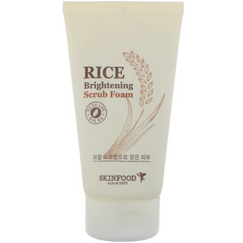 Skinfood, Rice Brightening Scrub Foam, 5.07 fl oz (150 ml) Review