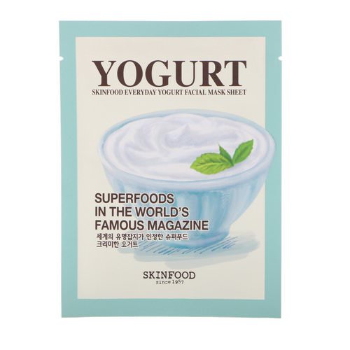 Skinfood, Yogurt Facial Mask Sheet, 1 Sheet Review