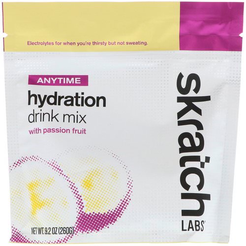 SKRATCH LABS, Anytime Hydration Drink Mix, Passion Fruit, 9.2 oz (260 g) Review