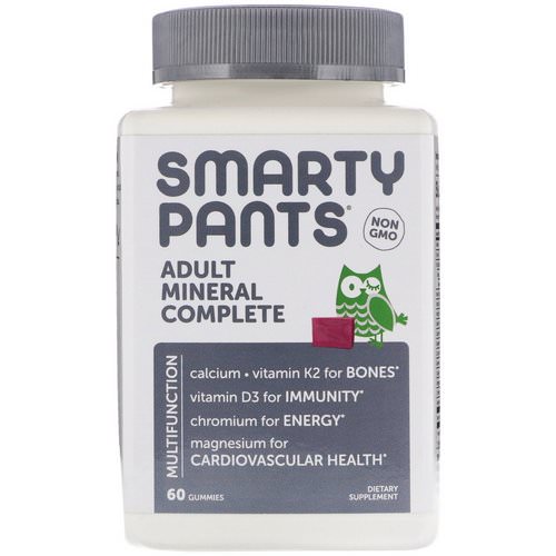 SmartyPants, Adult Mineral Complete, 60 Chews Review