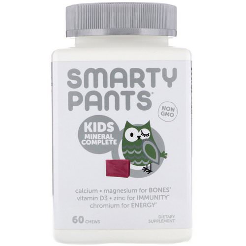 SmartyPants, Kids Mineral Complete, Multimineral, Mixed Berry, 60 Chews Review