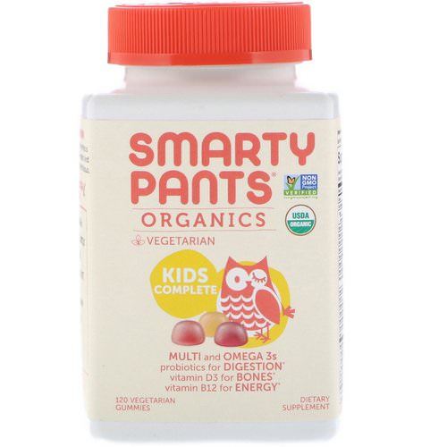 SmartyPants, Organics, Kids Complete, 120 Vegetarian Gummies Review
