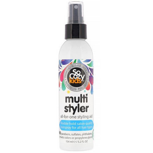 SoCozy, Kids, Multi Styler, All-for-One Styling Aid, All Hair Types, 5.2 fl oz (154 ml) Review