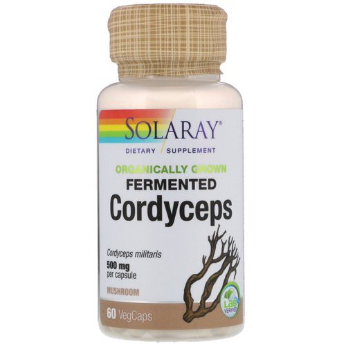 Solaray, Organically Grown Fermented Cordyceps, 500 mg, 60 VegCaps Review