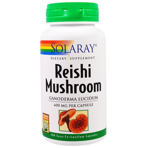 Solaray, Reishi Mushroom, 600 mg, 100 Capsules Review