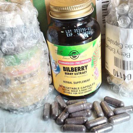 Solgar, Bilberry Berry Extract, 60 Vegetable Capsules Review