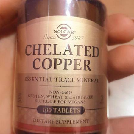 Supplements Minerals Copper Trace Minerals Solgar