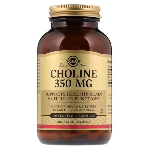 Solgar, Choline, 350 mg, 100 Vegetable Capsule Review
