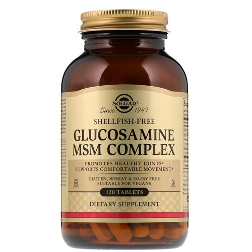 Solgar, Glucosamine MSM Complex, 120 Tablets Review