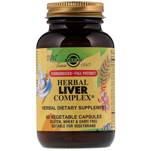 Solgar, Herbal Liver Complex, 50 Vegetable Capsules Review