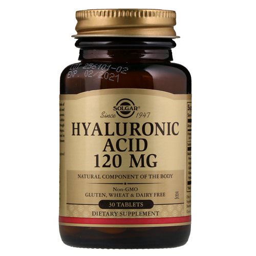 Solgar, Hyaluronic Acid, 120 mg, 30 Tablets Review