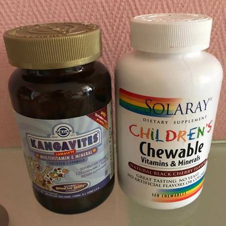 Solgar, Kangavites, Complete Multivitamin & Mineral Children's Formula, Bouncin'Berry Flavor, 120 Chewable Tablets Review