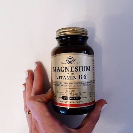 Magnesium, with Vitamin B6